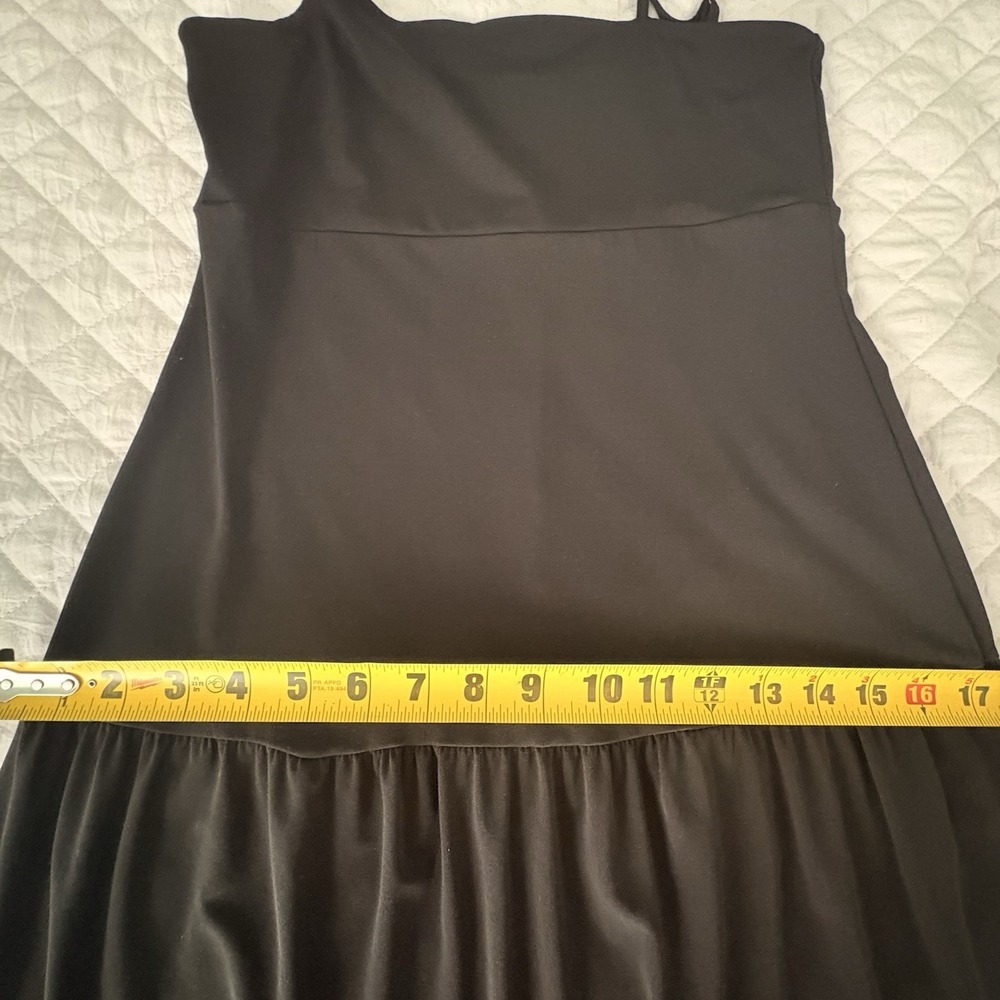 Michael Kors Vintage black, long tiered maxi dress with spaghetti straps -medium - Picture 13 of 13